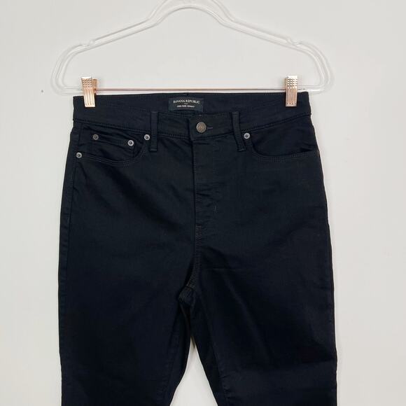 Banana Republic High Rise Skinny Black Jeans 30 P - Picture 3 of 11